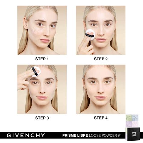 how to use givenchy loose powder|givenchy color correcting powder.